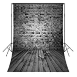 NWOT Black Brick Wall Backdrop 5 x 7 ft!